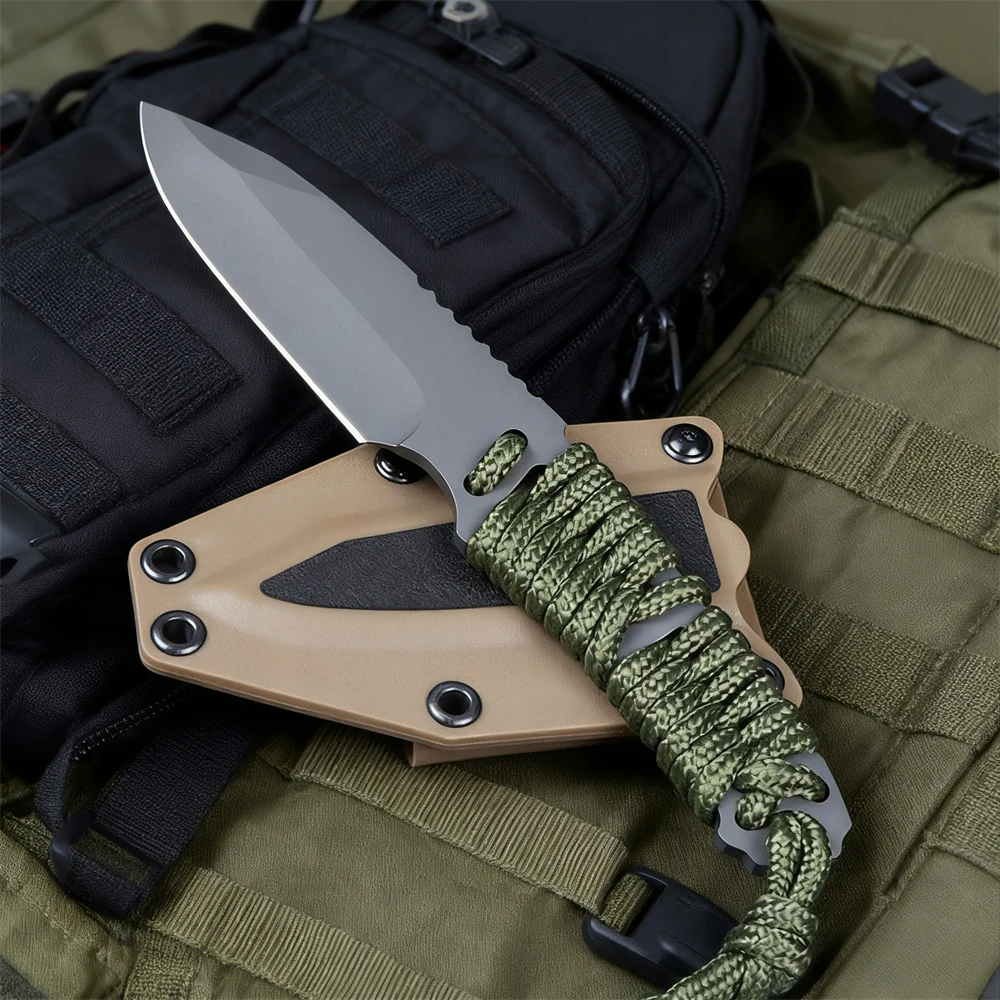 2025 nova qualidade superior bolso dobrável faca lâmina de fibra náilon lidar com facas táticas sobrevivência ao ar livre acampamento caça multiferramenta
