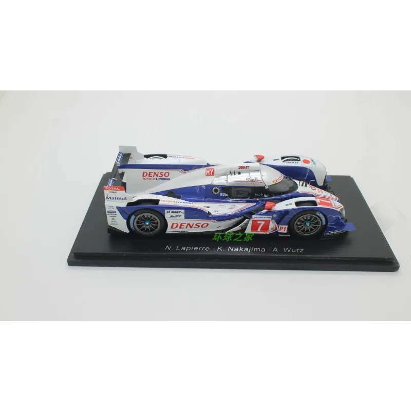 SPARK 1/43 TOYOTA TS030 HYBIRD NO.7 LM 2012 Alloy car model, children\'s collection of decorative toys, holiday gifts for friends