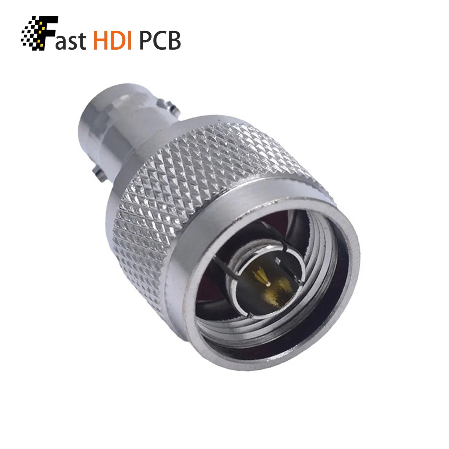 BNC Female to N Male Adapter BNC-K/N-J 50 Ohm RF Coaxial Connector for Two Way Radio Antenna Feedline CCTV Camera Ham Radio