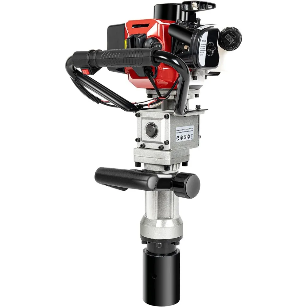 32.7CC T Post Driver, 2-Stroke Gas Powered T-Post Driver, 900W Post Driver Gas Powered Push Pile Digger (32.7CC 8500 RPM)