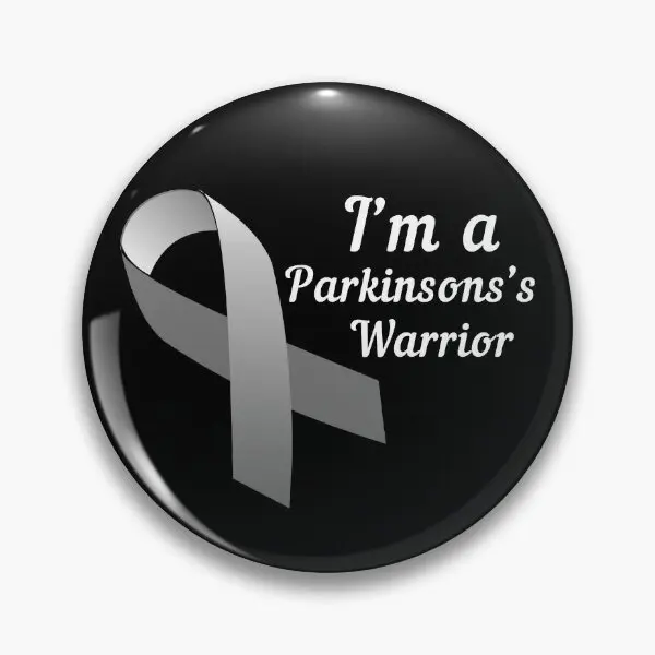 I Am A Parkinson Is Warrior Parkinson Is Di  Soft Button Pin Creative Women Clothes Collar Gift Lover Cute Fashion Cartoon Hat