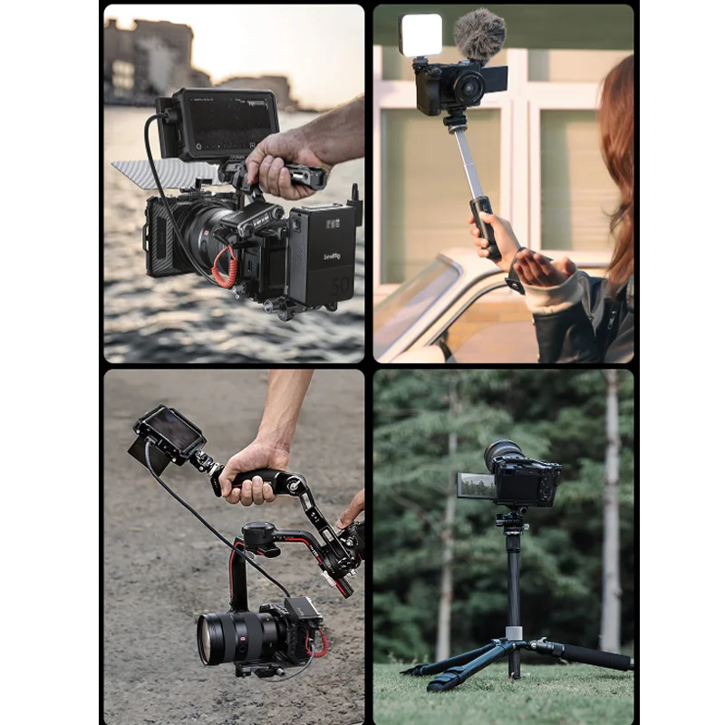 ชุดกรงกล้องขนาดเล็กสำหรับ Sony A6700ฐานครึ่งกรง & เย็นรองเท้าแผ่นยึดตั้งกล้องชุดขยายสตูดิโอสำหรับ Sony Alpha A6700
