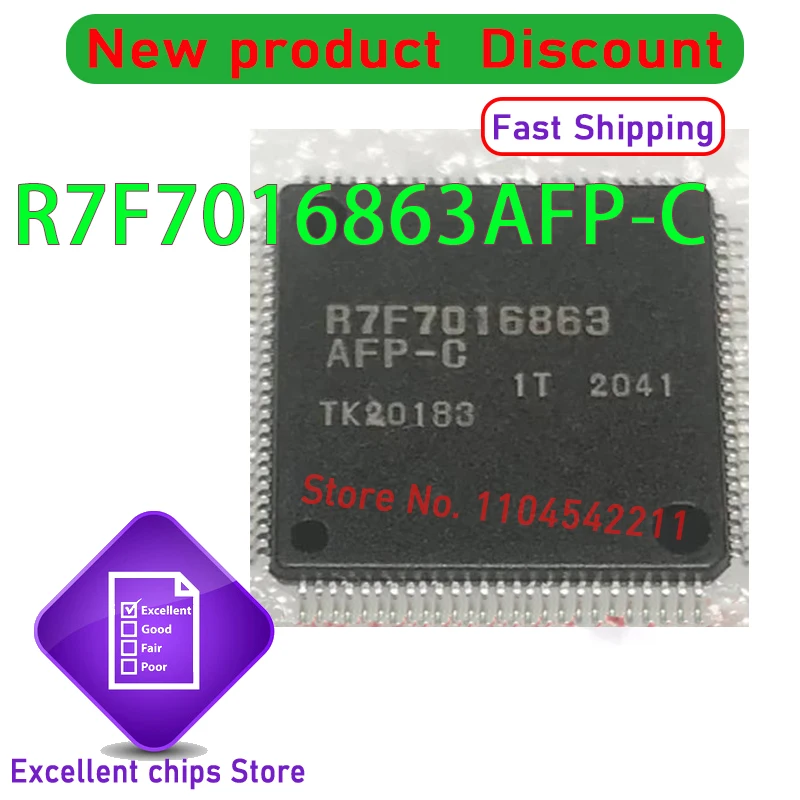 

R7F7016863AFP-C R7F7016863AFP R7F7016863 Чипсет QFP100 (1 шт.) 100% новый