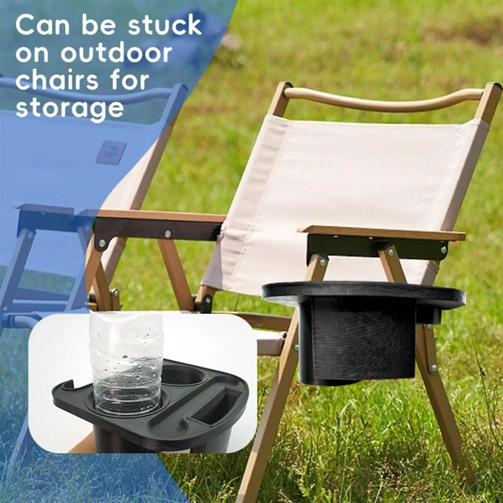 

Oval Chair Cup Holder Clip On Side Recliner Cup Table Chair Cup Holder Tray With Mobile Phone Slot Cup Holder