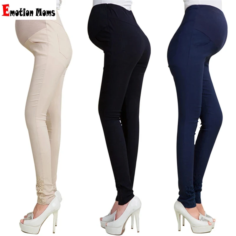 Maternity Pants Pregnant Leggings Adjustable Elasticity Pregnant Pants for Spring and Autumn Maternity Trousers