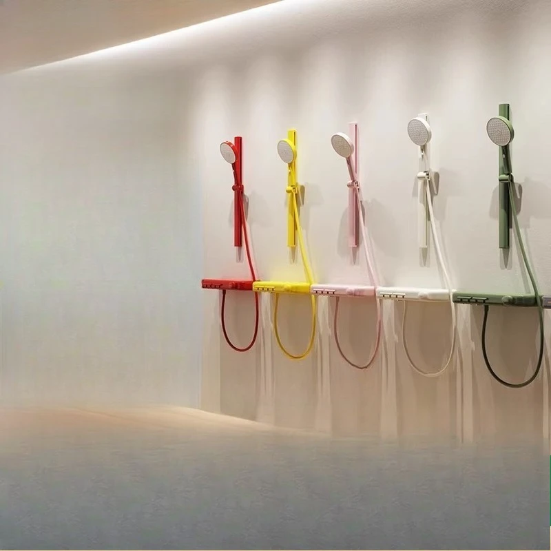 Pebble Dopamine Color Bathroom Home Toilet Roof Spray Thermostatic Shower Shower Set