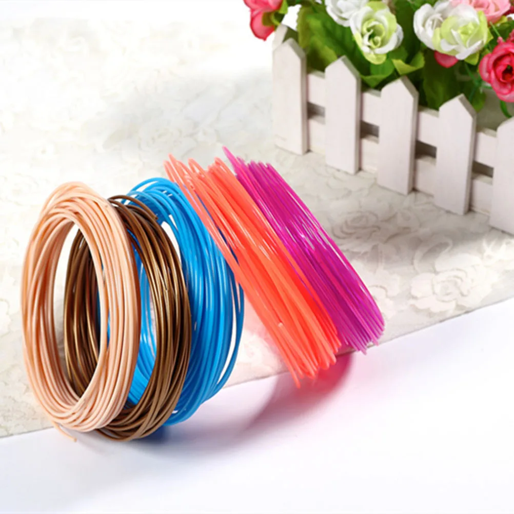 

18 Random Colors 1.75mm for 3D Pens Printers High Quality Biodegradable Material 5M Child Friendly Creative Refills