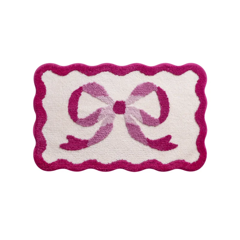 

Коврик для ванной комнаты VIKAMA Cartoon Bowtie - декоративный впитывающий противоскользящий коврик для кухни или домашнего декора