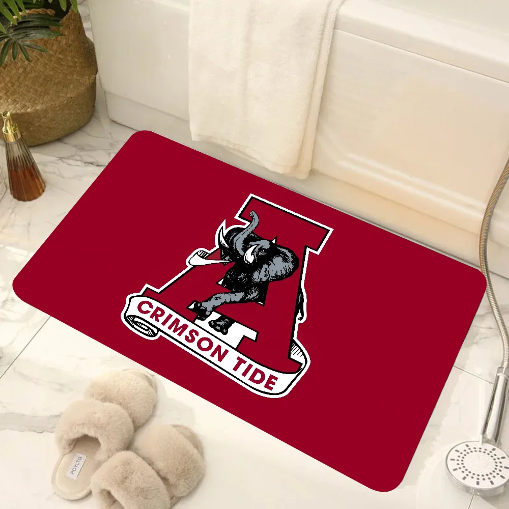 A-Alabama C-Crimson المد الحصير باب المنزلية القدم الحصير الحمام ماصة عدم الانزلاق الحصير المطبخ الحصير #4