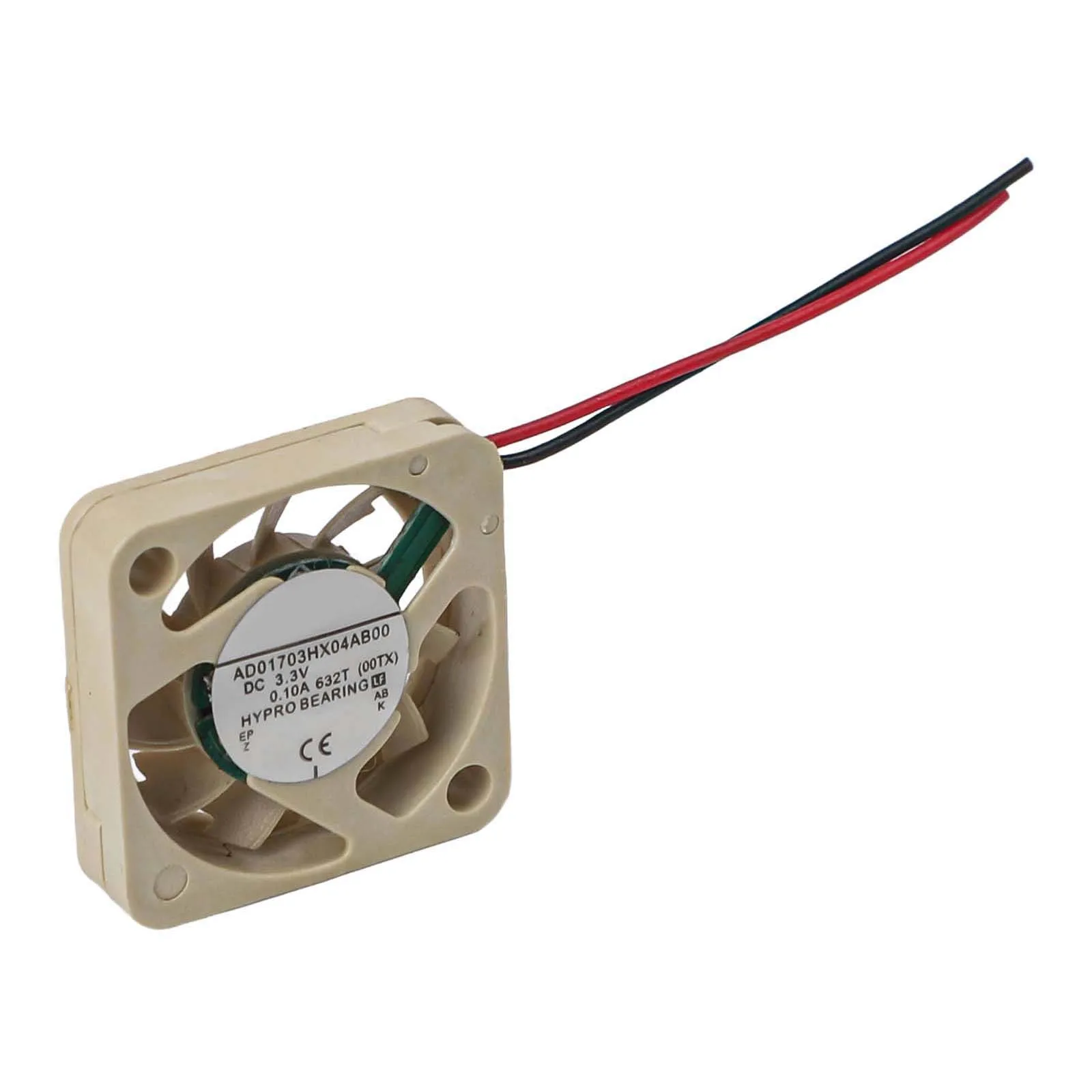 1703 5V 3.3V 17*17*3mm High Speed Cooling Fan For UAV Cooling Fan 2-wire Red Wire Positive Black Wire Negative 30DBA
