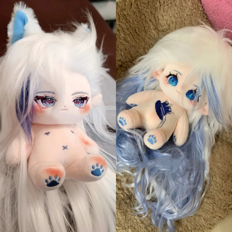 

20CM Genshin Impact Fontaine Focalors Plush Doll Neuvillette Adorable Changing Dolls Cosplay Accessory For Kids Christmas Gifts