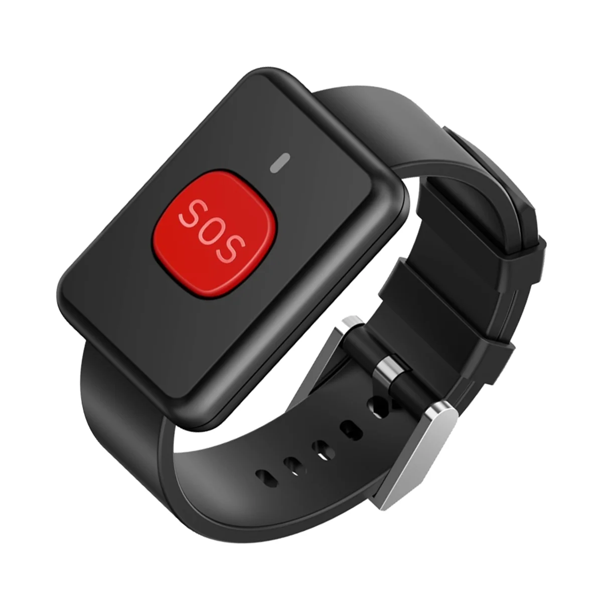 SMIEA 433.92MHz Wrist Watch Call RF RC Transmitter Watch Call Button Wireless SOS Emergency Button for the Elderly Black