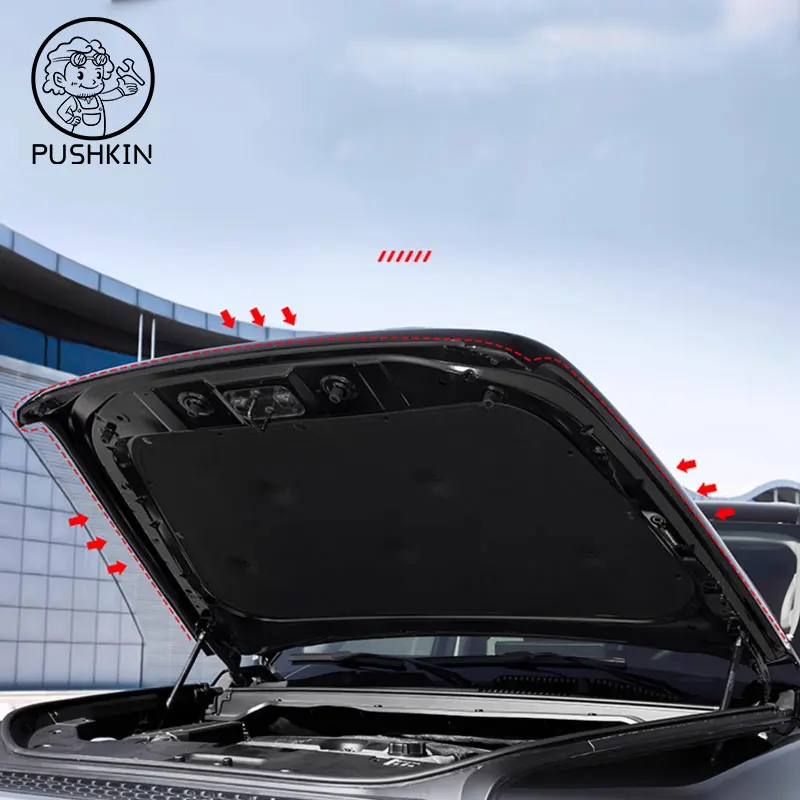 For Great Wall GWM HAVAL H9 2026 2025 Car Sealing Strip Door Engine Sound Insulation Dustproof Rubber Strip Interior Accessories