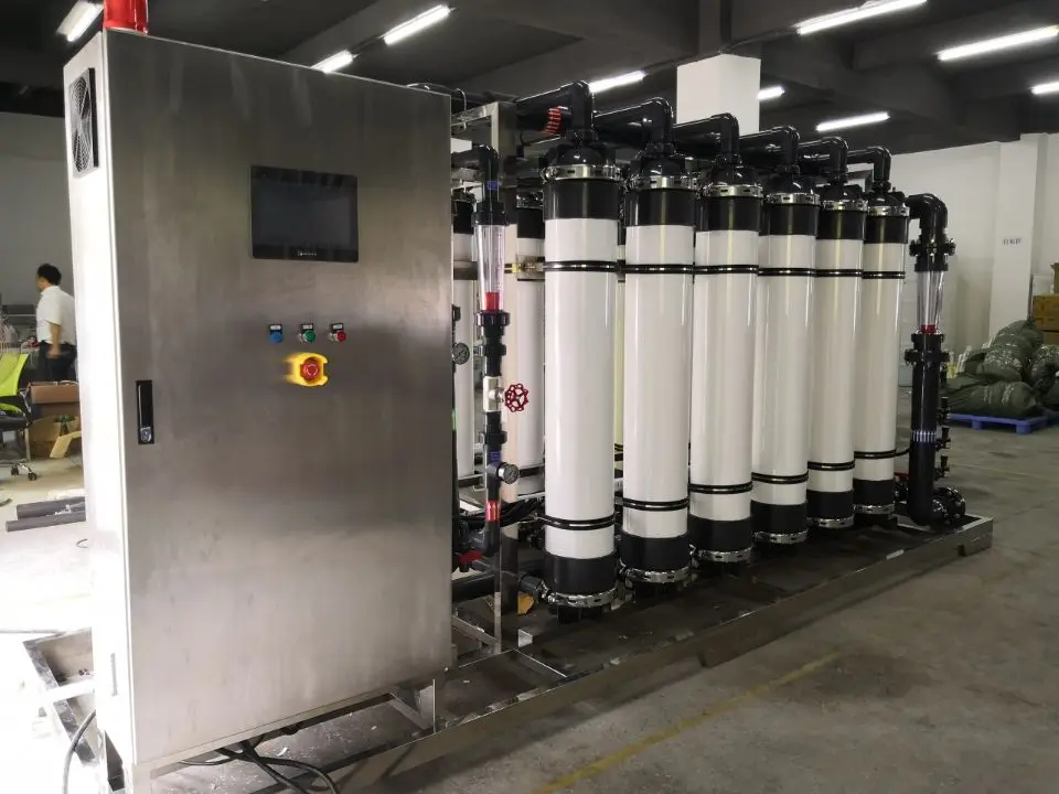 Система фильтрации воды в реке Система переработки сточных вод Ультрафильтрация Очистка воды для растений УФ-система для сточных вод