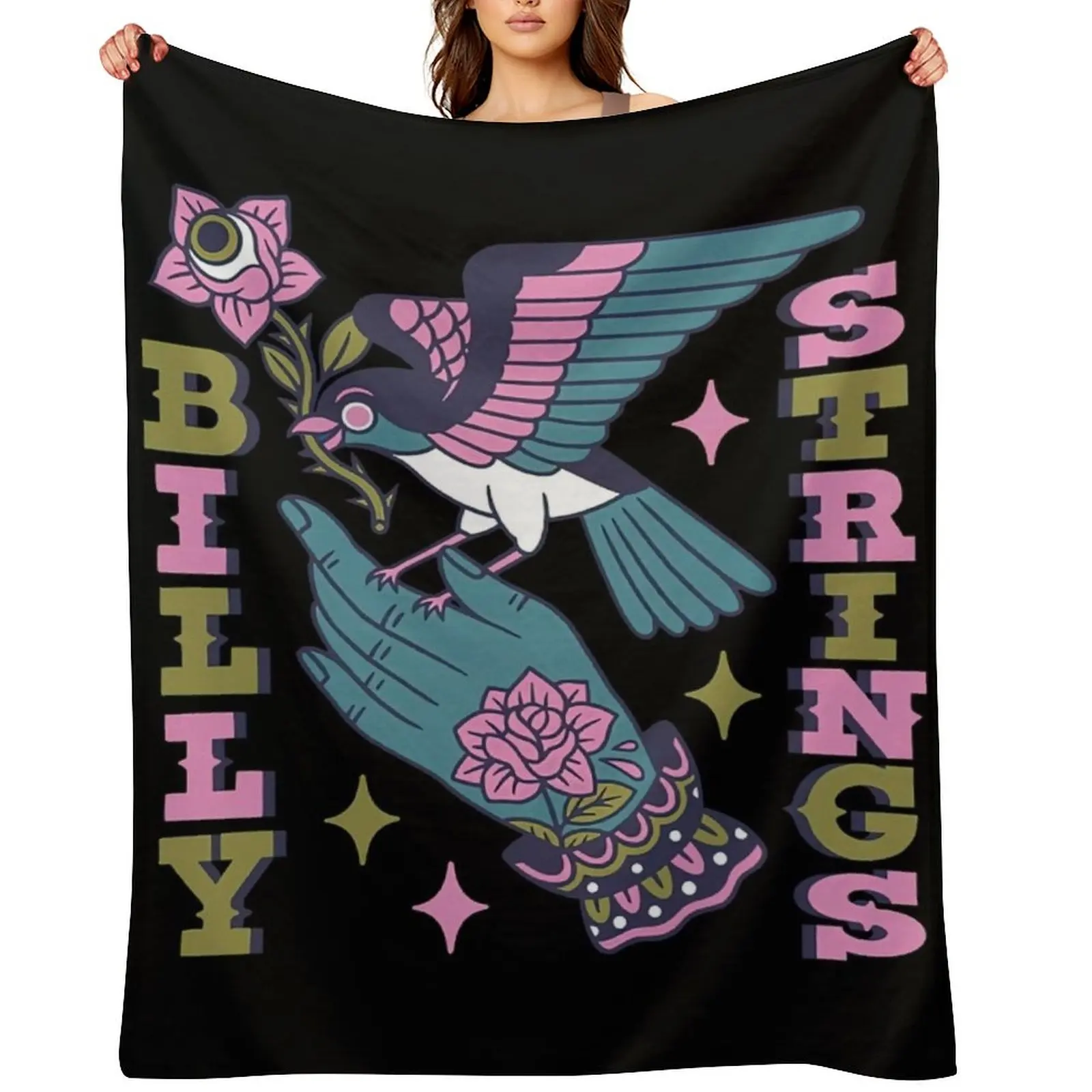 

Billy Strings Bird Throw Blanket Summer Kid'S Fashion Sofas Warm Blankets
