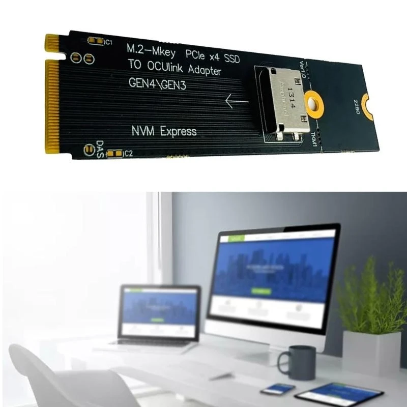 

2.5IN NVME U.2 SSD TO M.2 NVME M КЛЮЧЕСКИЙ Адаптер для 2,5 дюйма NVME U.2 (SFF 8639) SSD