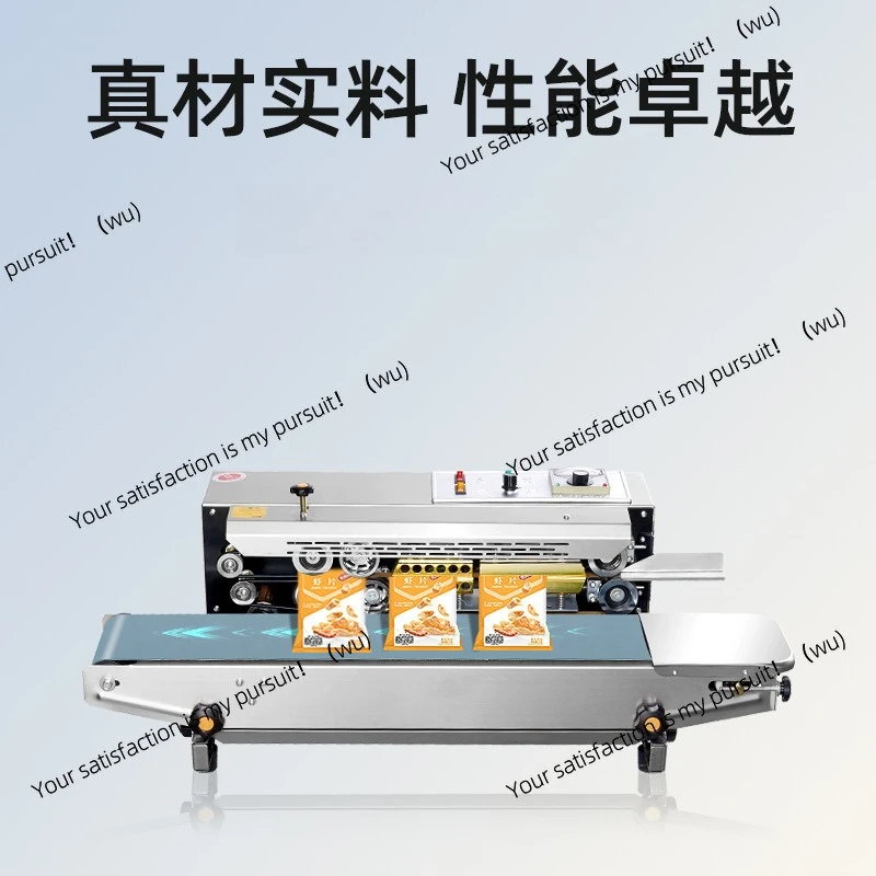 Máquina de sellado 900, máquina de sellado automático continuo, película automática, papel de aluminio, pastel de luna