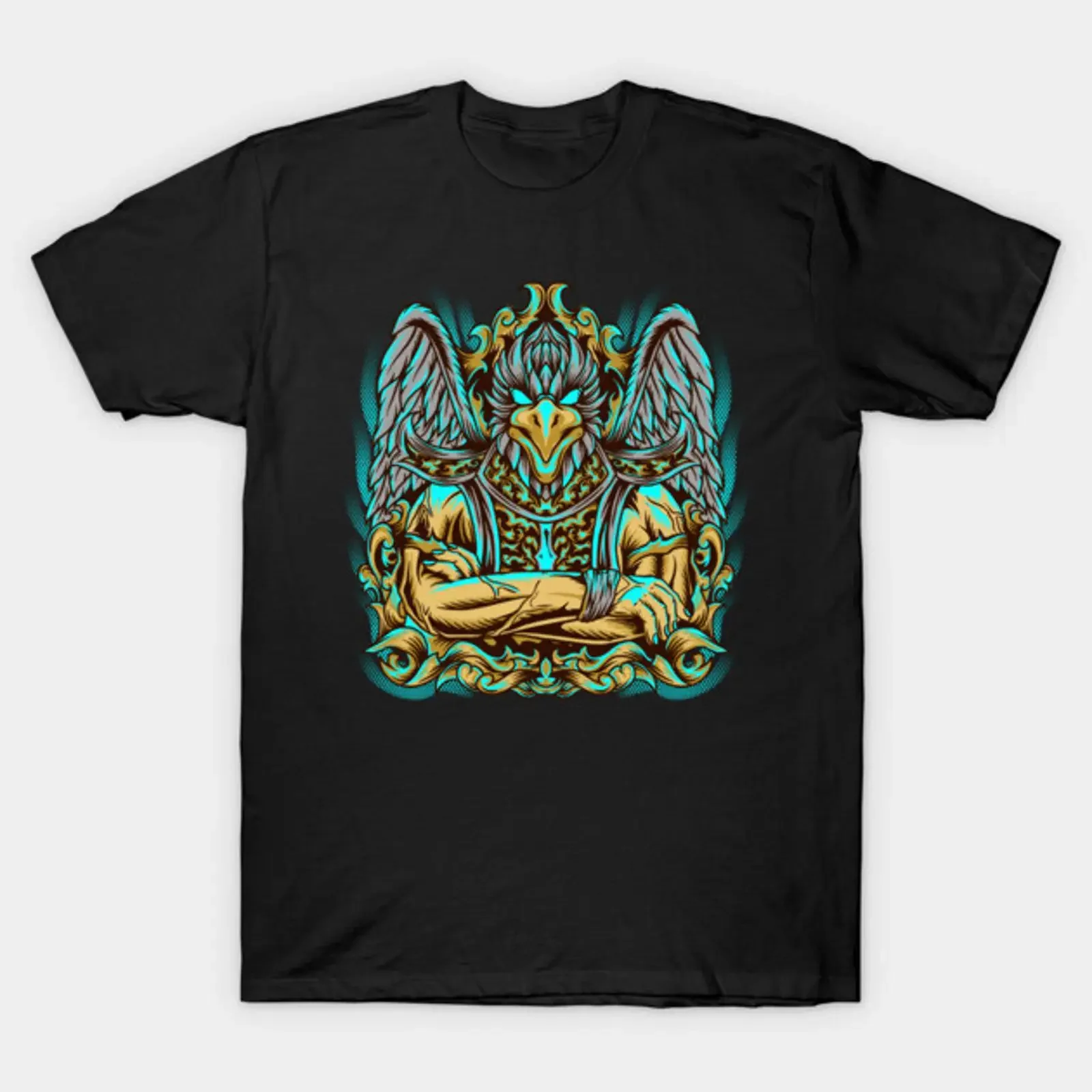 Power of Garuda T Shirt vintage Washed streetwear Slightly Stylish Breathable Unisex Comfortable Stretched