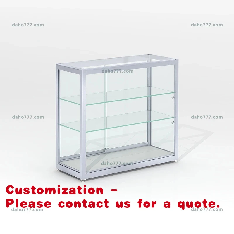 

Customize.Aluminum Frame Glass Display Cabinet Retail Merchandise
