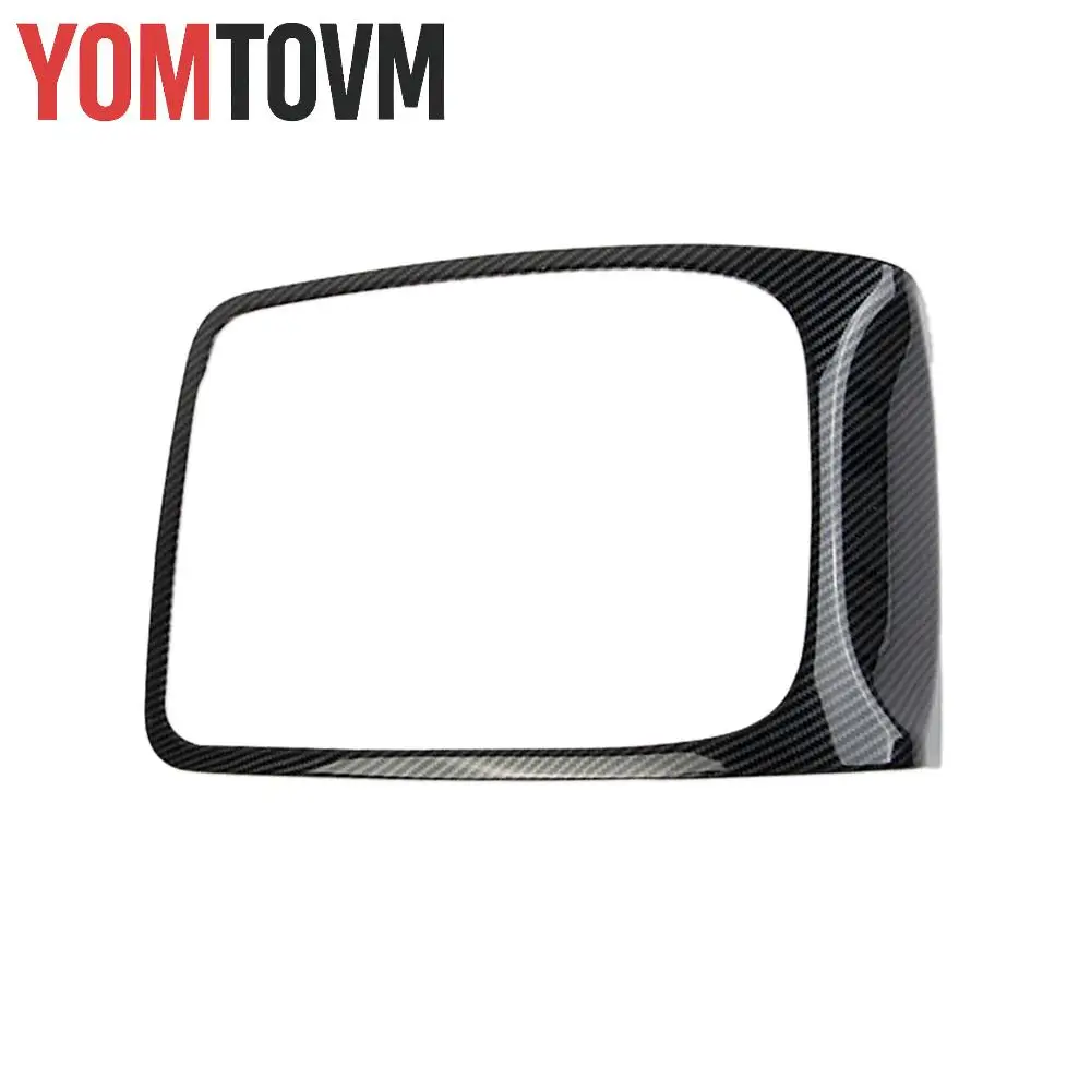 

Dashboard Navigation Screen Frame Trim for Dodge Durango 2014 2015 2016 2017 2018 2019 2020 ABS Carbon Fiber