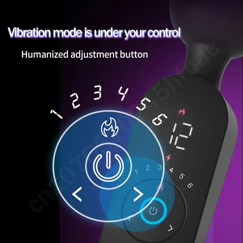 AV Vibrator for Women Clitoris Stimulator Heating Powerful Female G spot Massager Digital Display USB Rechargeable Sex Toy Adult