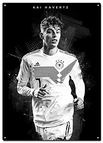 

Kai Havertz Metal Tin Signs, Football Abstract Art Poster, Decorative Signs Wall Art Home Decor - 8X12 Inch (20X30 cm)