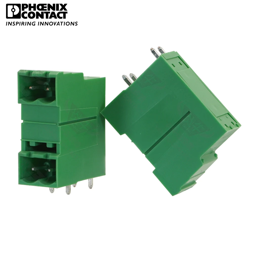 Conector de contato Phoenix original, PCB Pluggable, Plug-In Terminal Block, 2 Pin, MDSTB 2.5 G1, 5.08mm, 1938948, 1Pc