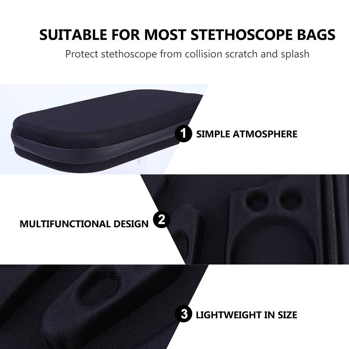 Foetal Stethoscope Carrying Pouch Auscultator Storage Bag Protective Case