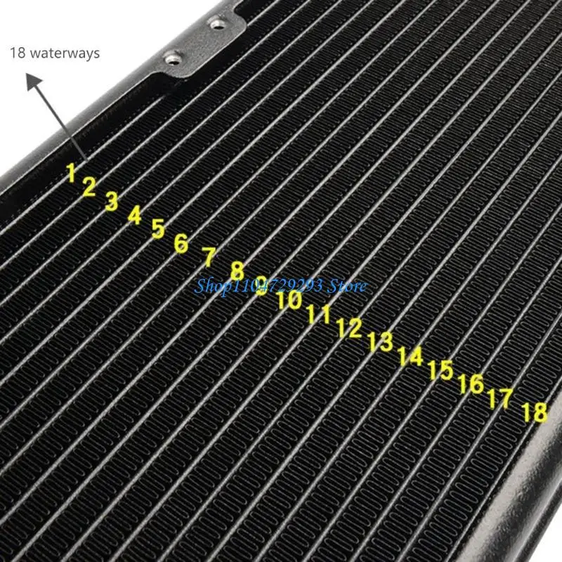 Y2GD SRL360F10 Penukar Panas Radiator Aluminium untuk Pendingin Air CPU Komputer