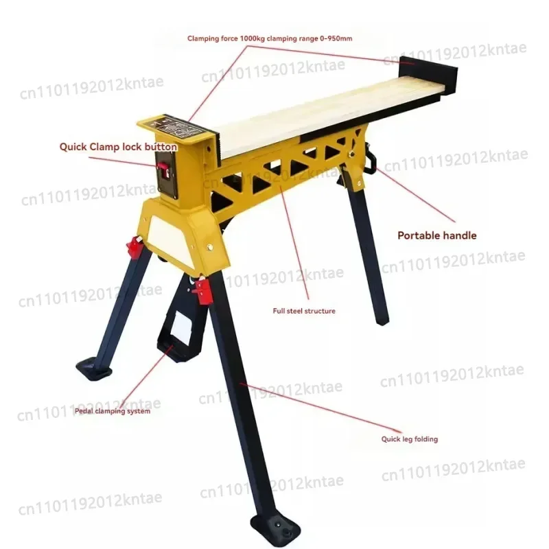 Multifunctional Portable Workbench Tool Table Clamp Force Hold Table Visce Woodworking Clamp Large Range of Fixtures