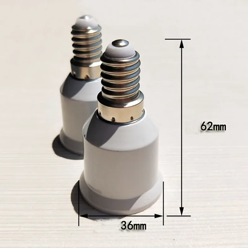 

E14 To E27 Lamp Holder Fireproof Converter Socket LED Adapter Light Bulb Lamp Holder Adaptor Plug Extender Led Light