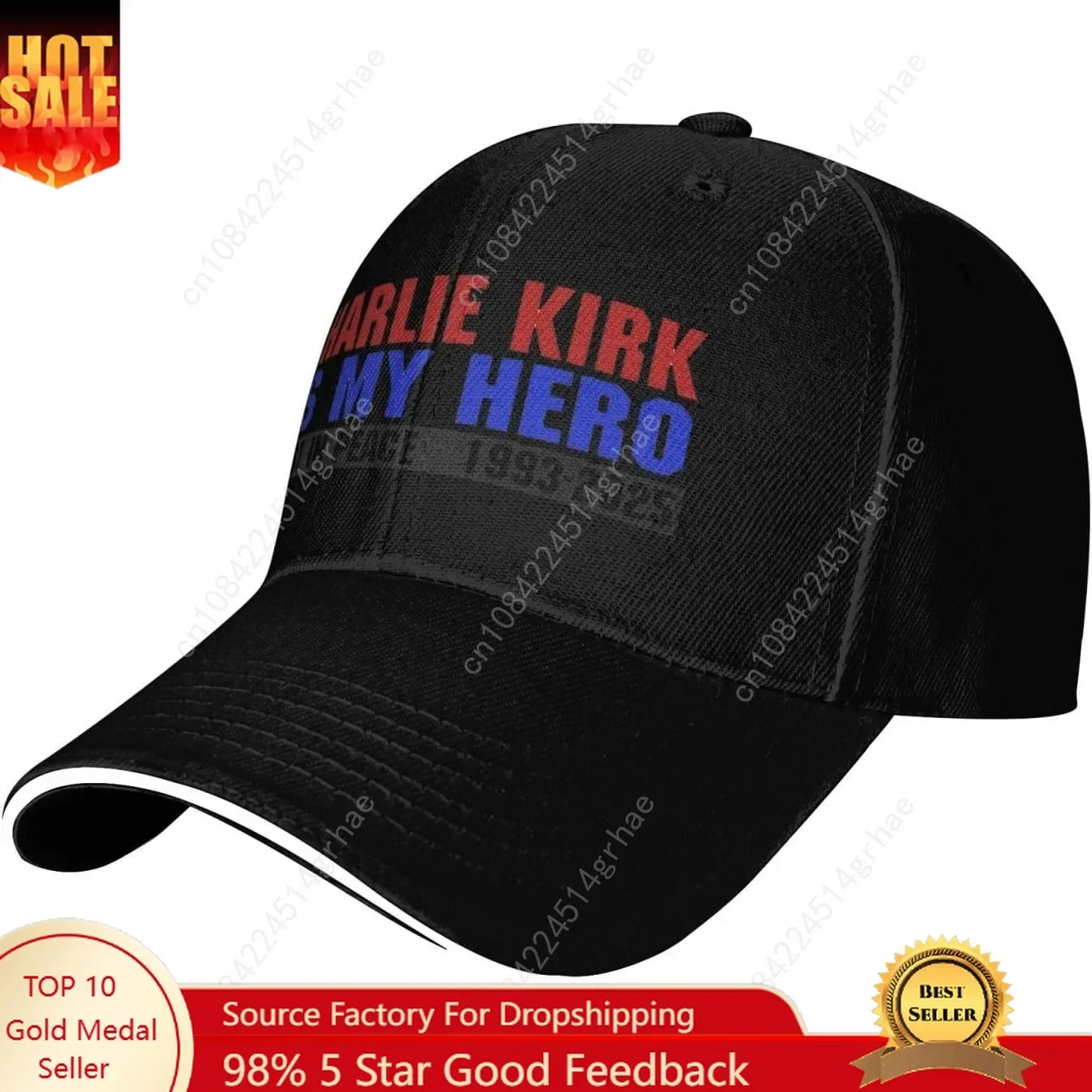 

Charlie Kirk is My Hero Trucker Hat Vintage Dad Hats Adjustable Baseball Cap