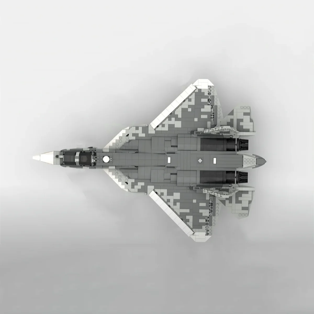 Fifth Generation Multirole Plane Sukhoi SU-57 Felon Scale Building Blocks Supersonic Cruise Fighter Military Fans Toy Brick Gift