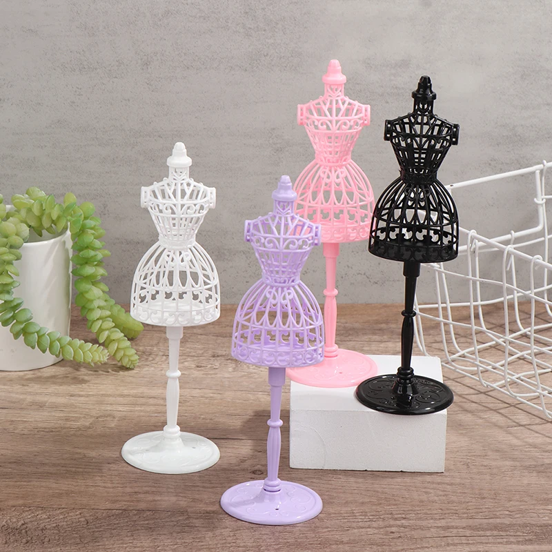 Mannequin Hollow Model hanger Stand Rack Holder for Dolls Girls Fantasy Doll Display Holder Dress Clothes Gown Doll Accessories