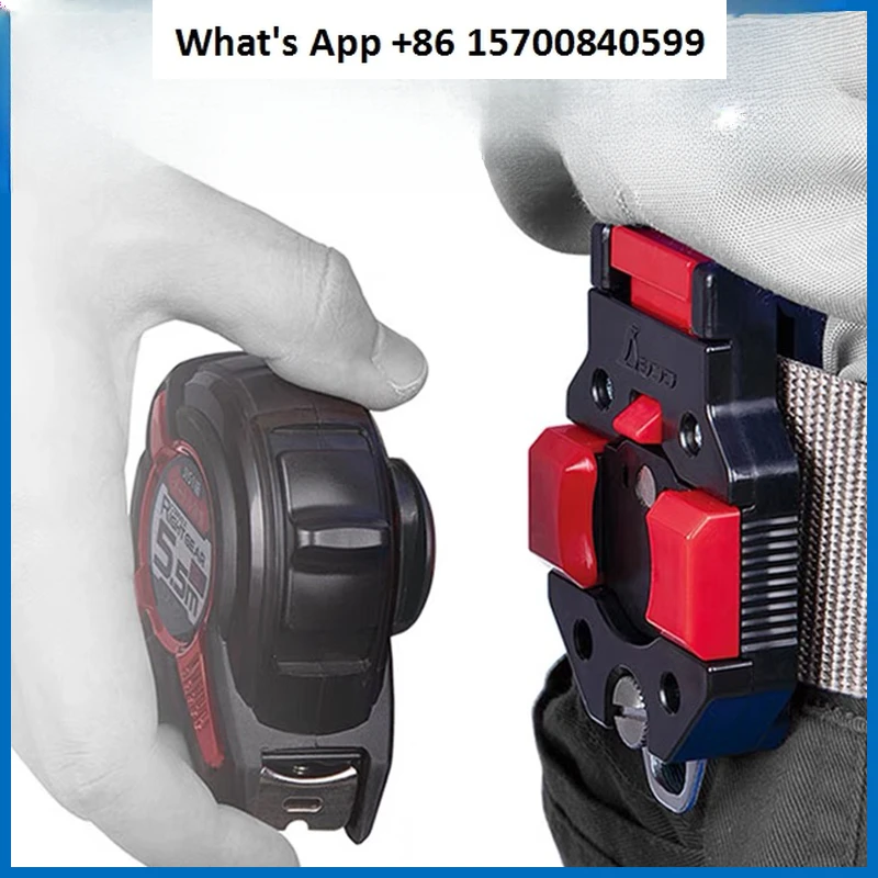 

Магнитная пряжка для ремня, вешалка для рулетки, эксклюзивный зажим, тип кнопки, зажим для ремня с защитой от падения 80825