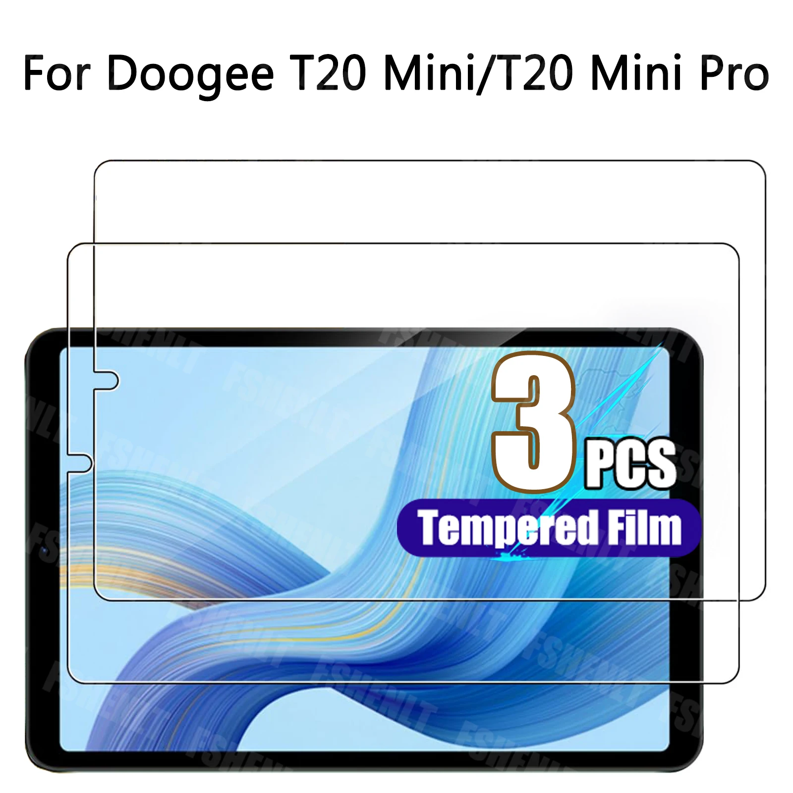 

Screen Protector for Doogee T20 Mini /T20 Mini Pro 8.4" 2023 HD 9H Hardness Anti-fingerprint Anti-scratch Tablet Protective Film