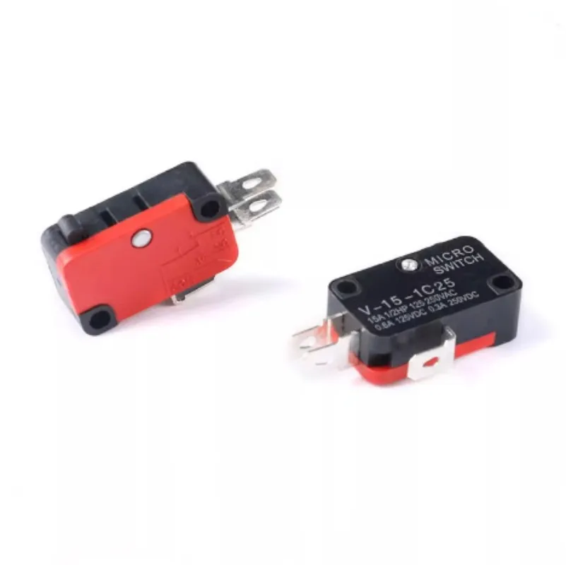 10pcs Travel Switch Micro Switch V15-1C25 Silver Point V-15-1C25 Microwave Oven Switch