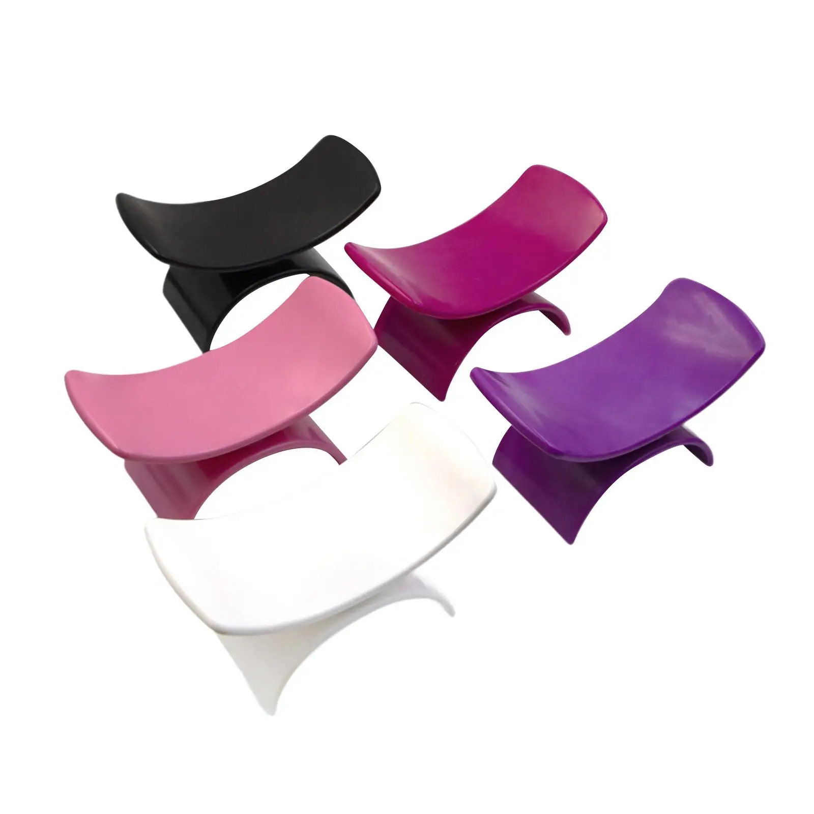 3x Nail Arm Rest Cushion Hand Pillow U Shape Silicone Soft Stable Bracket Suitable for Nail Salon Home Personal Use