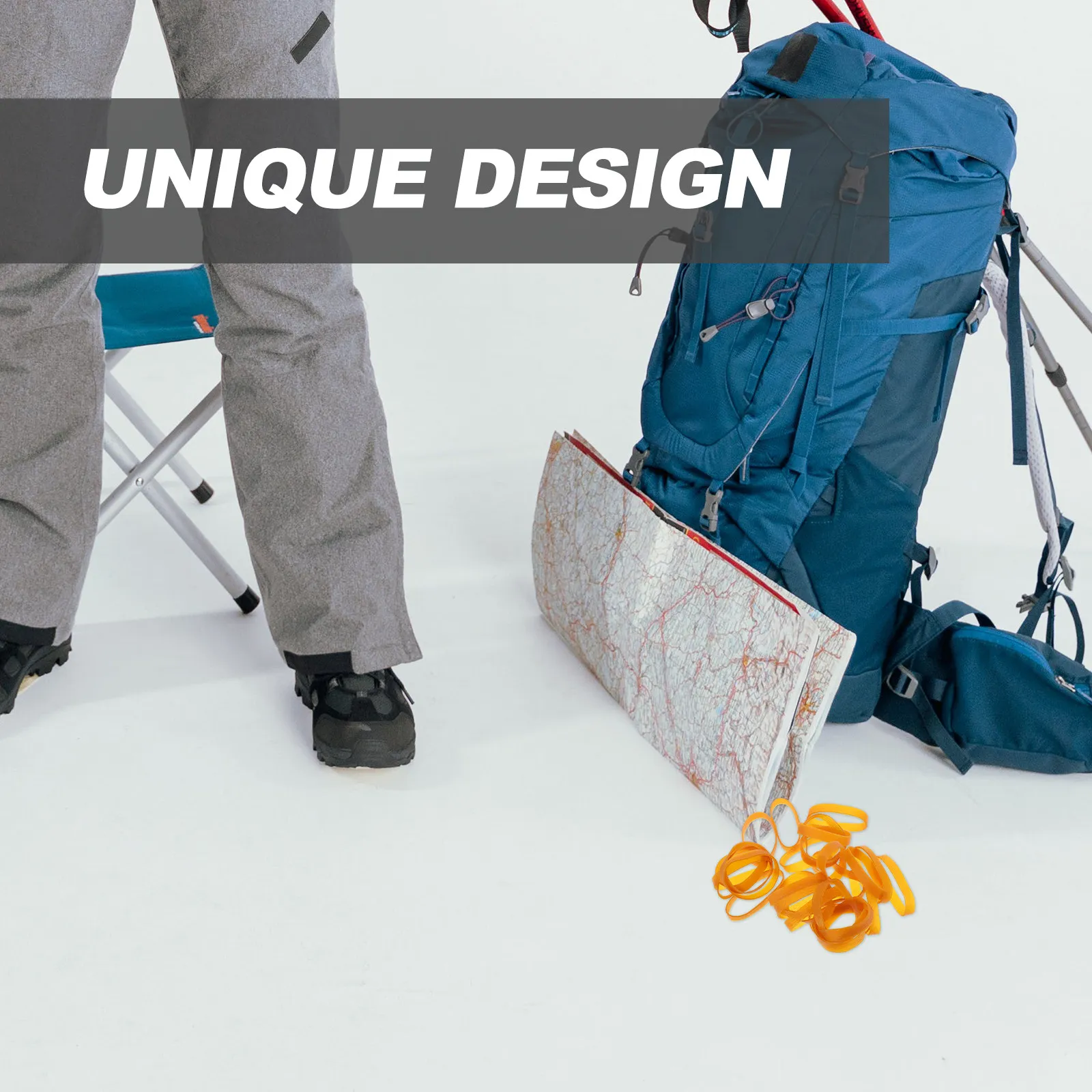 

30Pcs Ski Fix Strap Universal Fit Different Board Sizes Stable Grip Snowboard Accessory Rubber Band Snowboard Binding Straps