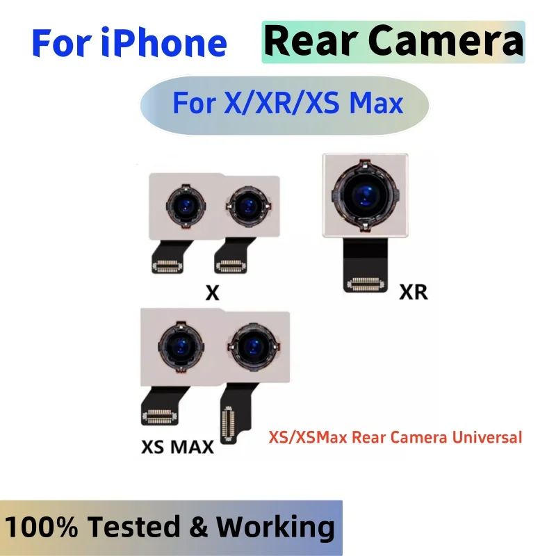Rear Camera For iPhone 11&11Pro&11 Pro Max Back Camera Rear Main Lens Flex Cable Camera For iphone X XR XS MAX Tested image 2