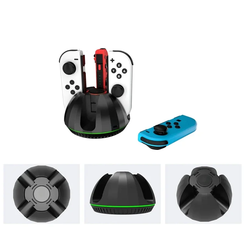 

BTLIFE-4 In 1 Ball Charger Station Dock For JC Gamepad Nintendo Switch Oled With Led Indicator