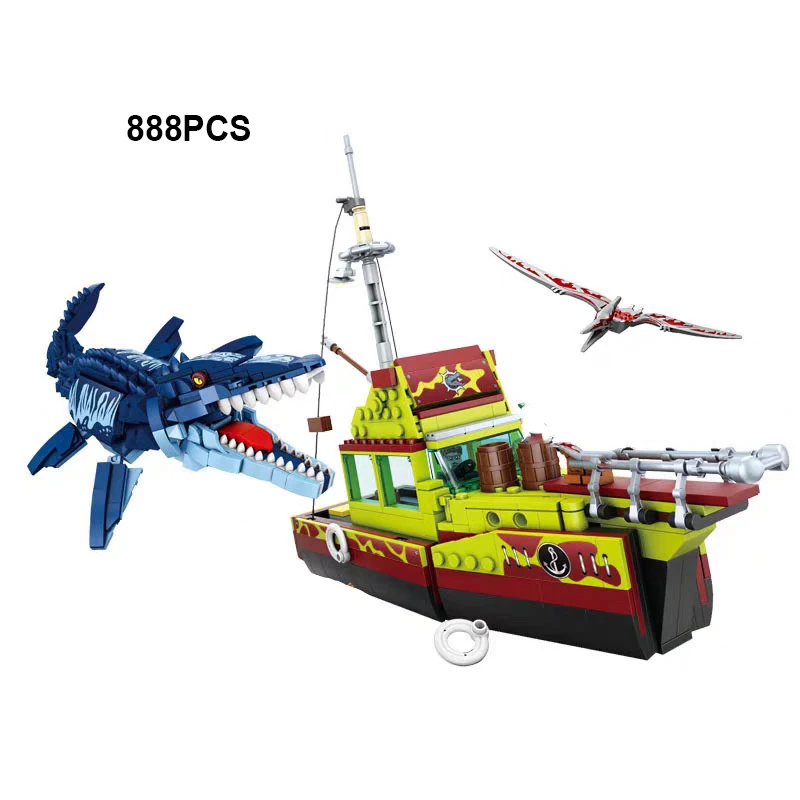 Jurassic Dinosaurier Welt Tier Park Blöcke Gebäude Ziegel Dinosaurier Figuren Stadt Dino Roboter Dinosaurios Spielzeug Für Kinder Geschenke
