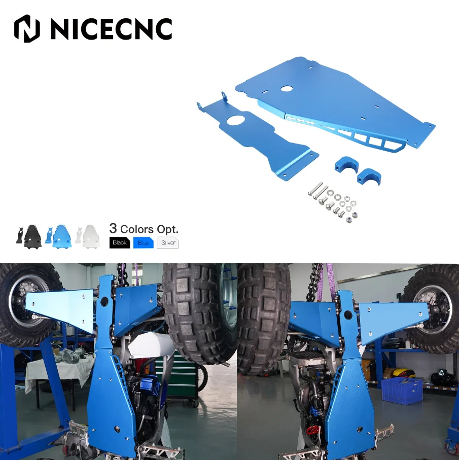 

NICECNC for YAMAHA YFZ450R Full Chassis Glide & Swing Arm Skid Plate 2009-2024 ATV YFZ 450R SE 450X 450