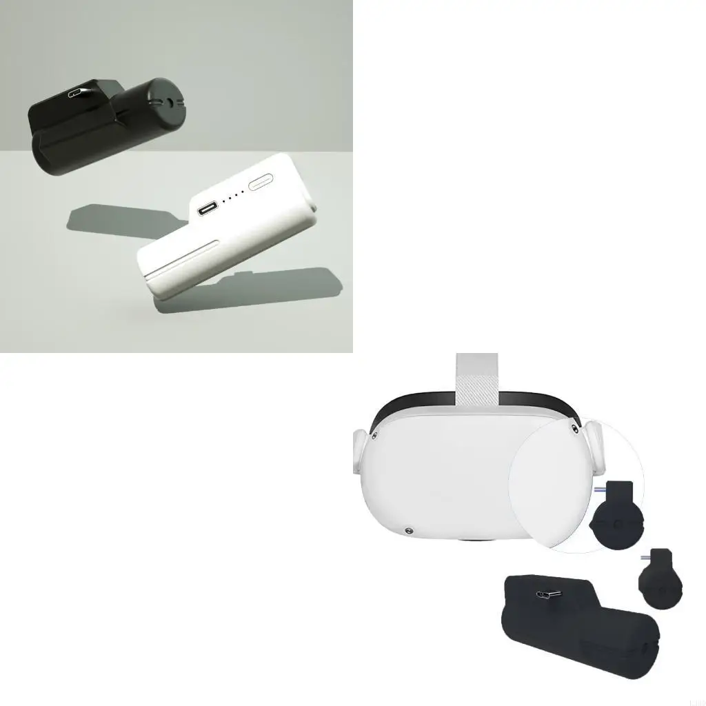 Pack batterie l�ger pour Oculus Quest 2 Batterie �tendue l�g�re accessoires d'alimentation