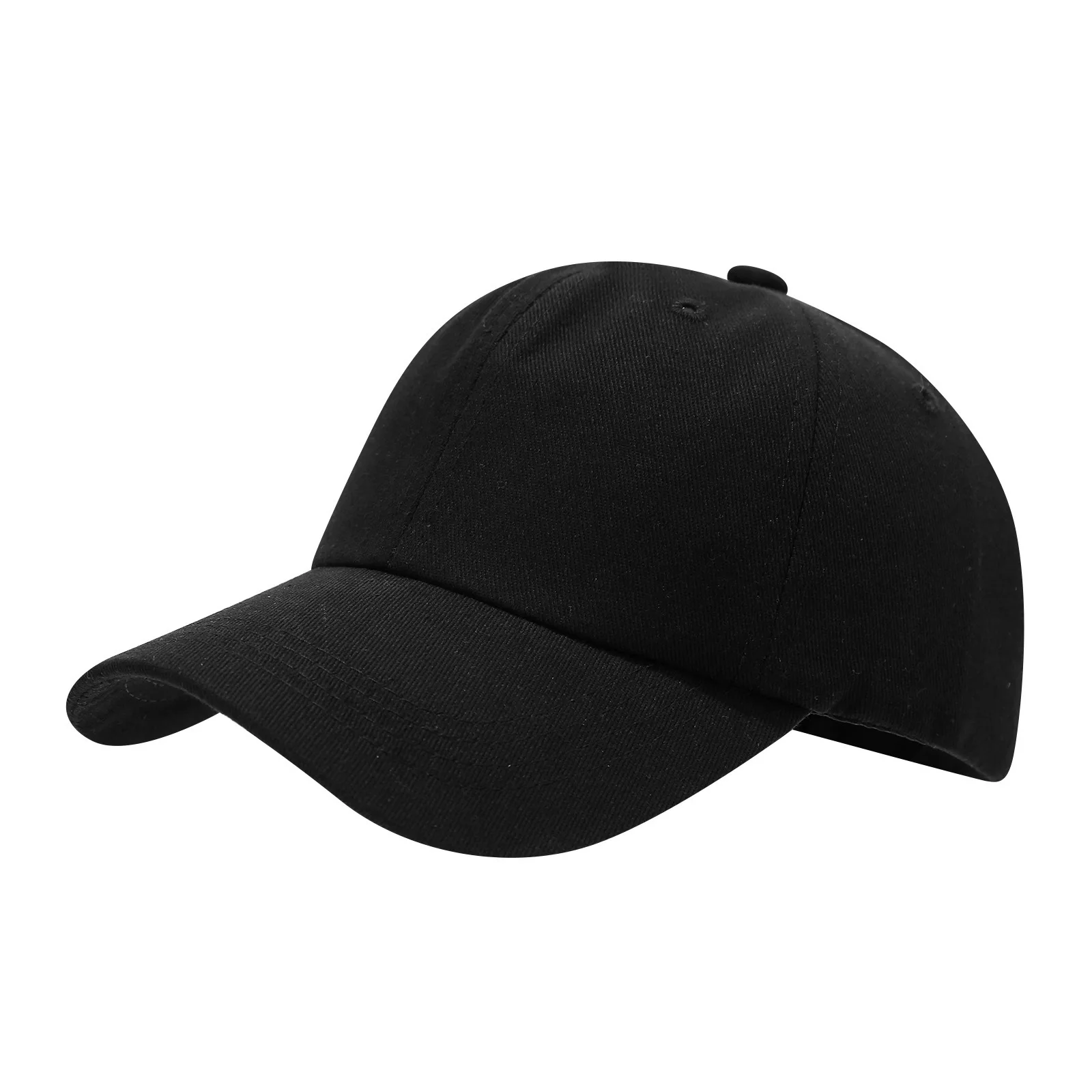 Custom Printed Logo Pure Cotton Baseball Caps Outdoor Casual Sunshade and Sun Protection Duck Tongue Hats Unisex Baseball Cap
