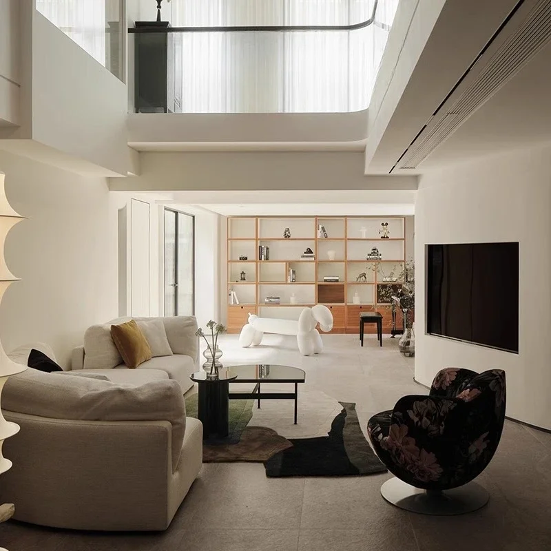 Irregular wool carpet, living room sofa cushion, special-shaped high-end artistic sense, bedroom modern retro
