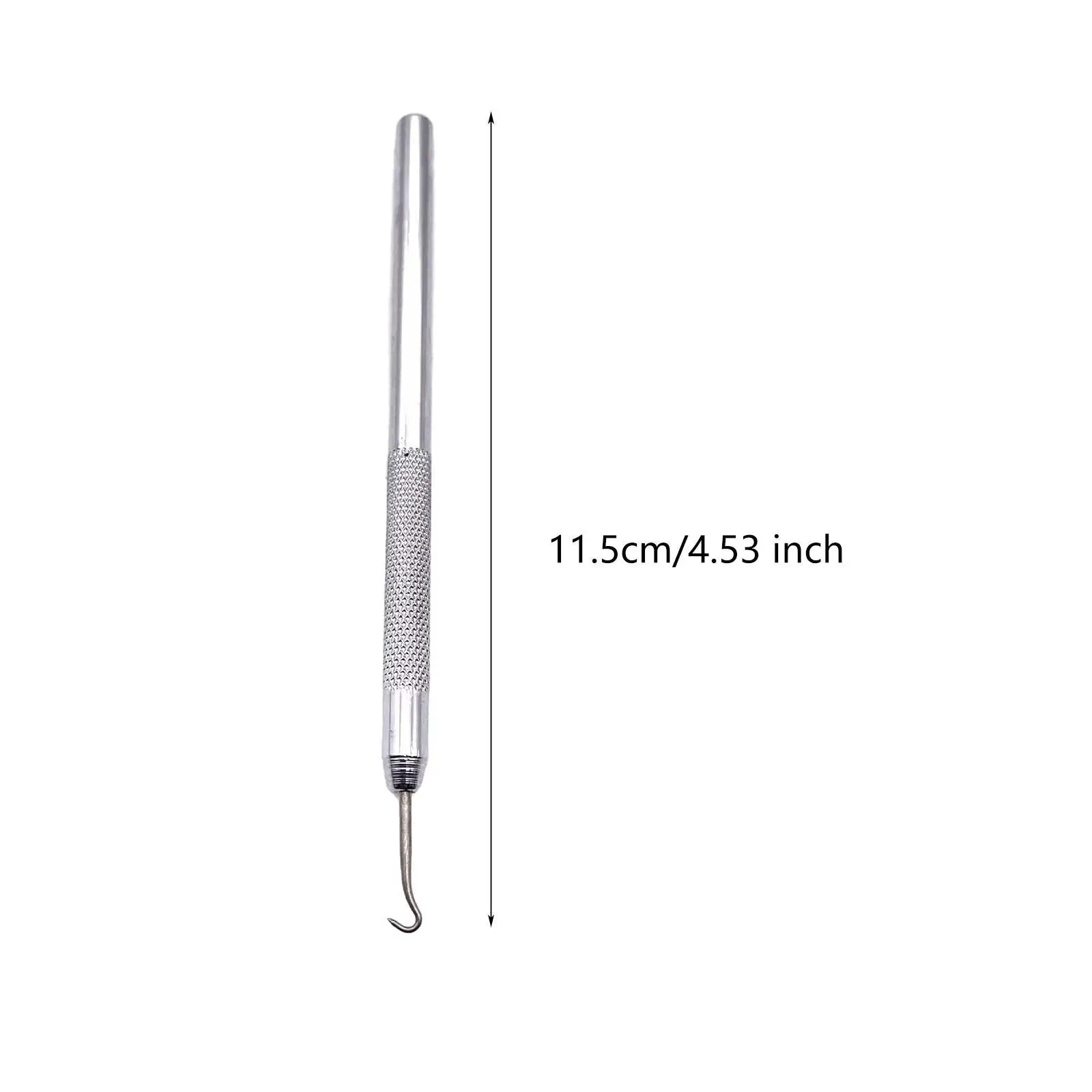 Tennis and Badminton Racket String Assistance Puller Stainless Steel Hook Wire Durable 11.5cm Tool for Pro Stringers