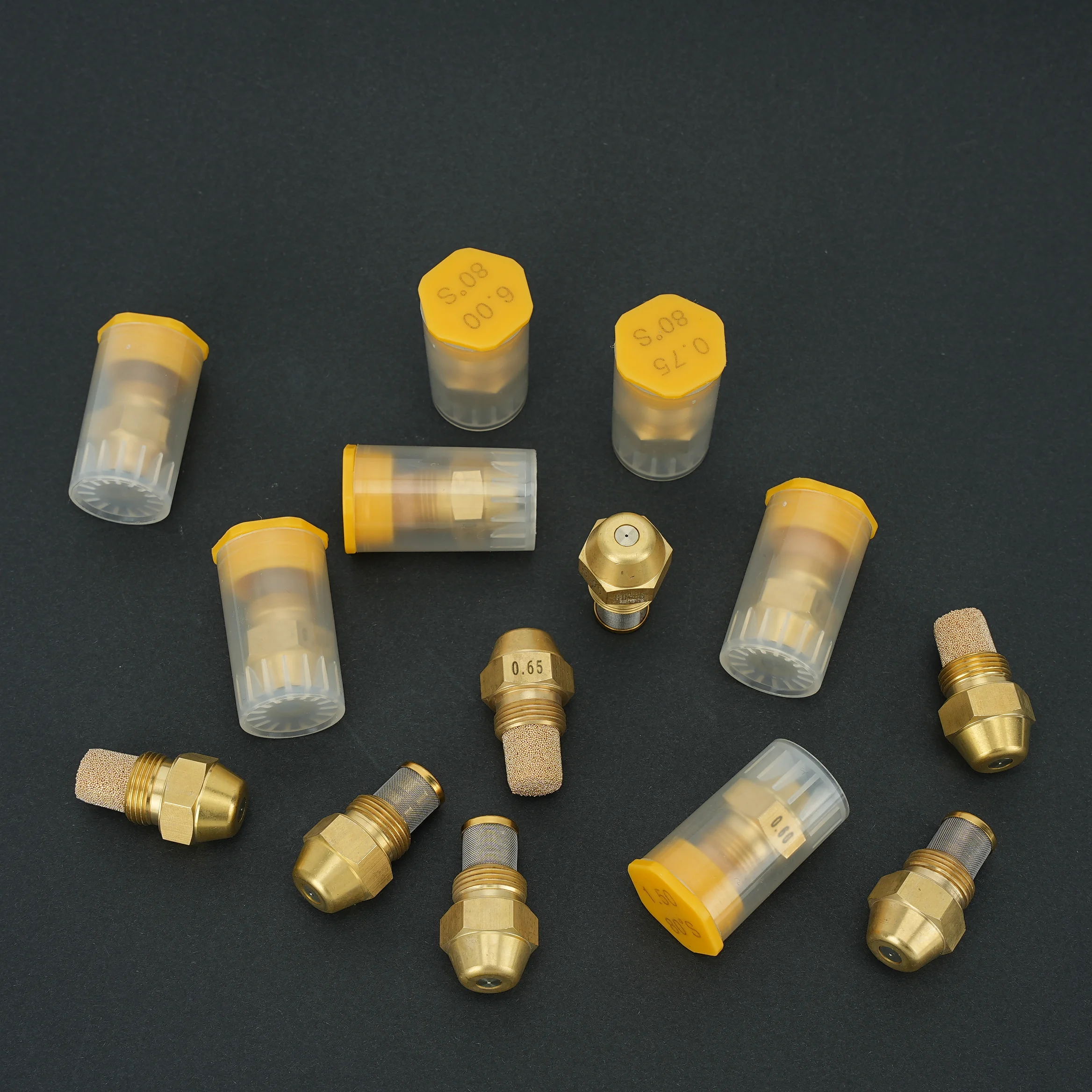 Oil Usage boiler combustion injection Diesel Fuel Jet Brass Burner 80 Degree  Full Cone Nozzle Replacement Reduces