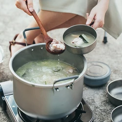 Keith Titanium Cooking Set Soup Pot 6 L Healthy Non-toxic Cooker Outdoor Camping Hiking Traving Hunting Picnic Cookware StockPot