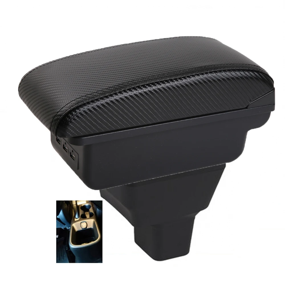 Car Nissan Kicks Armrest box central console storage case driver elbow support rest arm view 3